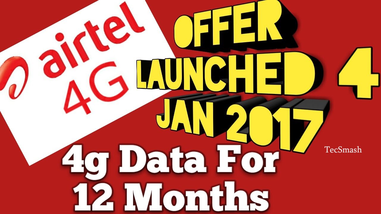 free airtel 4g data