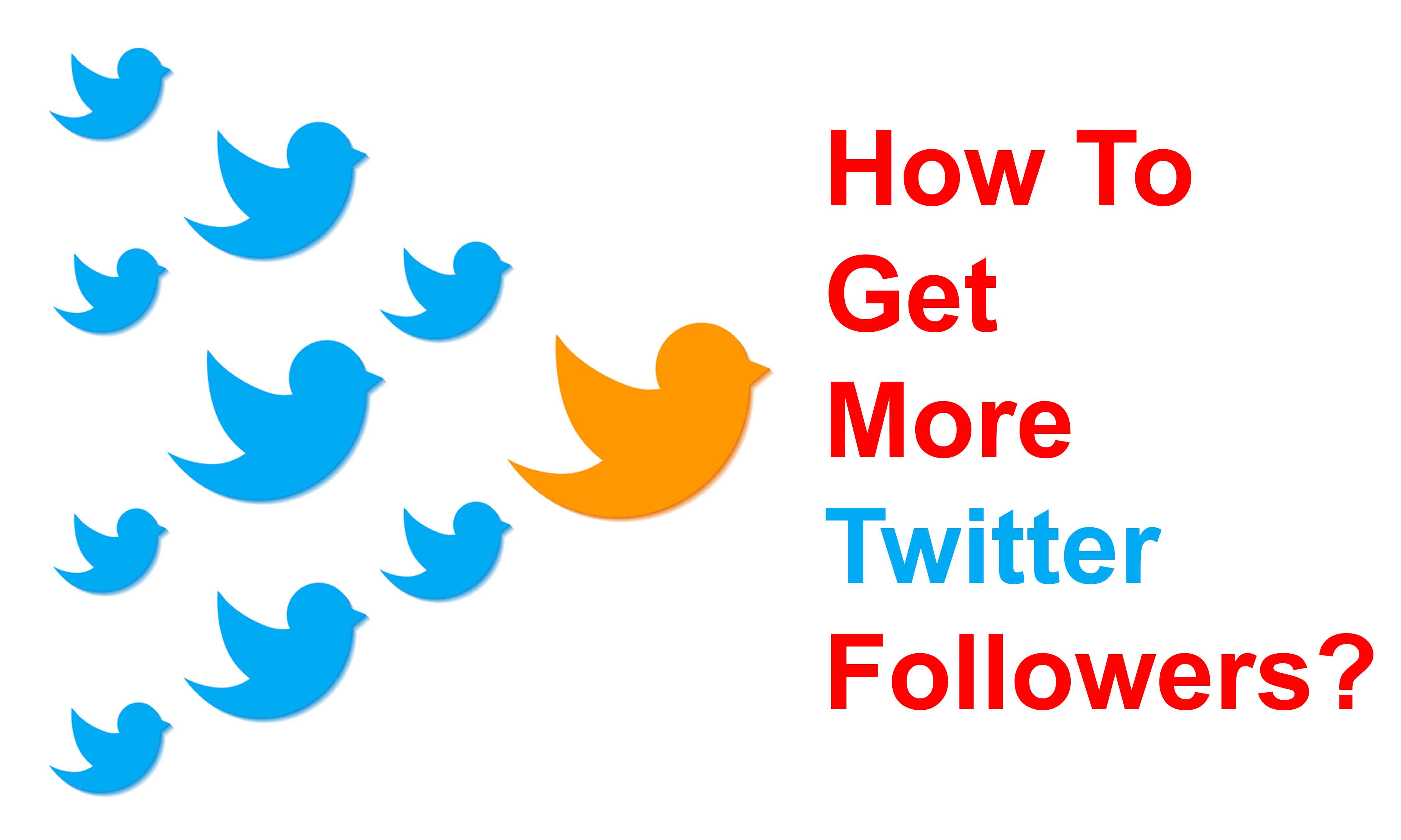 How to increse twitter followers
