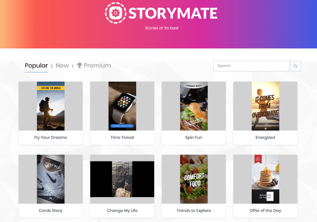 Storymate Templates