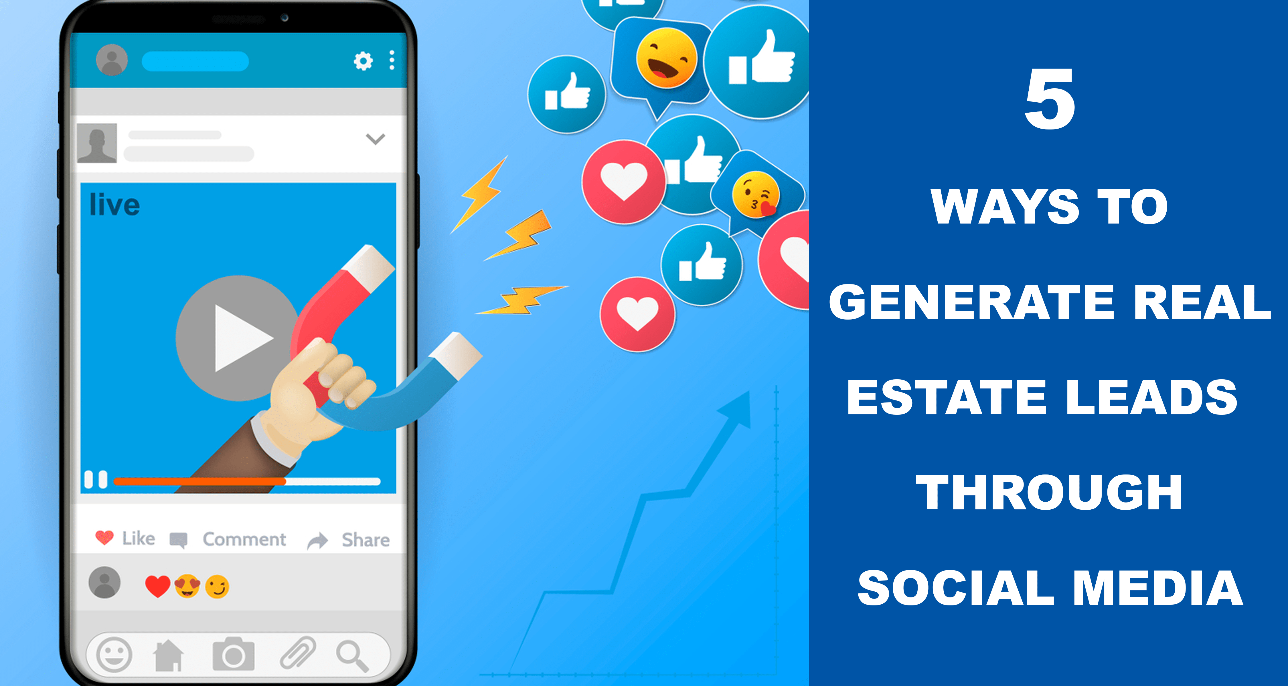 5 Ways To Generate real estate leads through social media