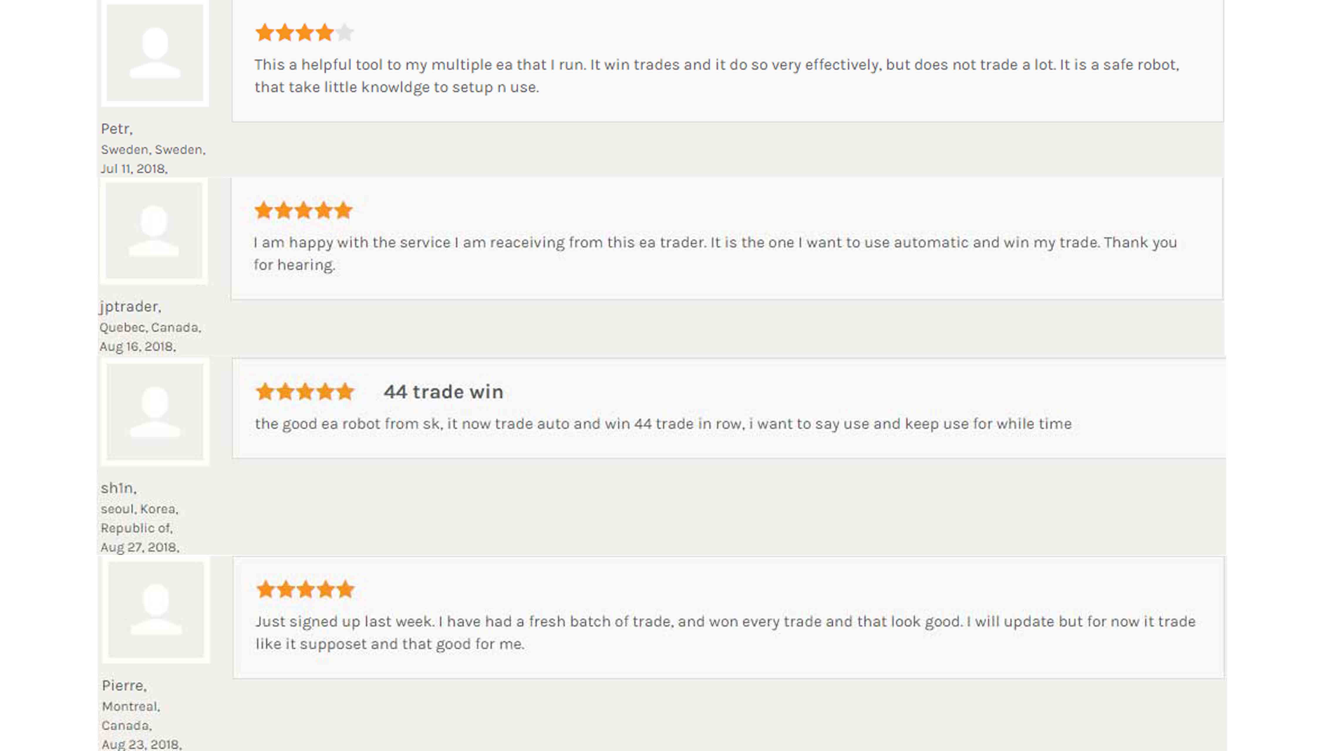 Forex Fury Customer Reviews