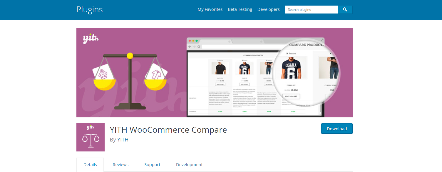 YITH WooCommerce Compare