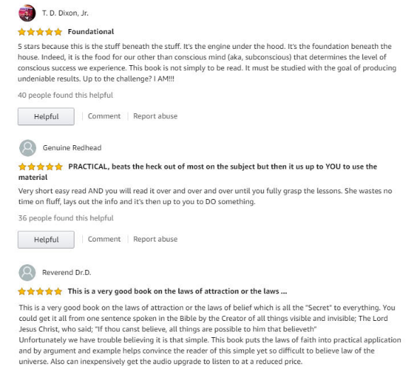 Your Invisible Power customer reviews