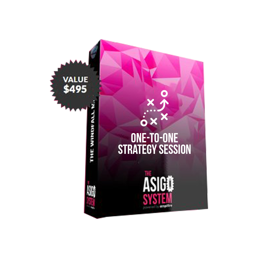 asigo bonus one to one strategy session