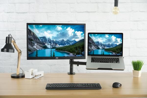 Using laptop as the second monitor for desktop computer