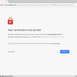 Chrome Privacy Error Issue