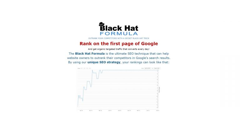 Black Hat Formula Reviews – Is It An Effective Guide For Improving SEO Skills?