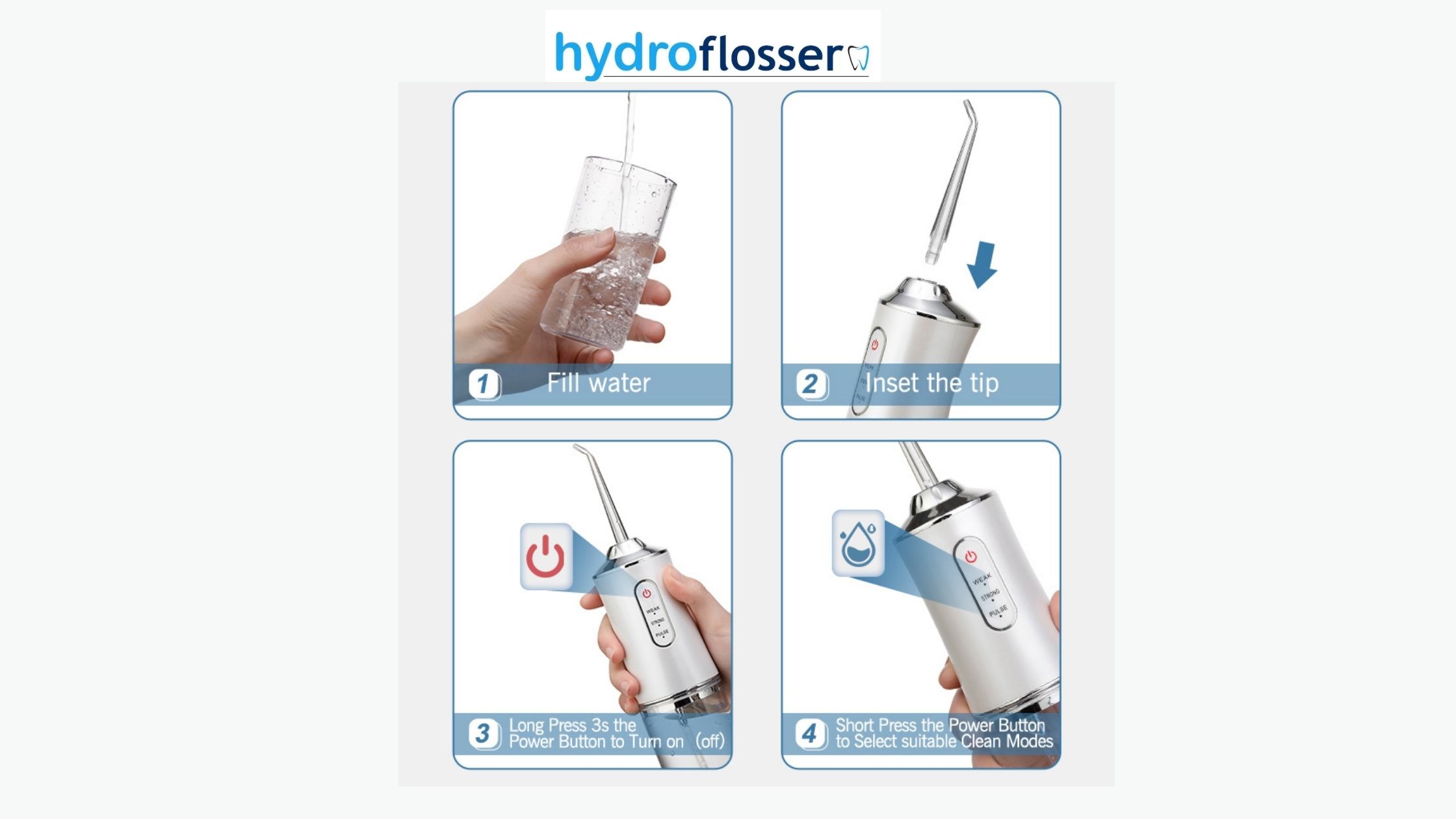 HydroFlosser Working