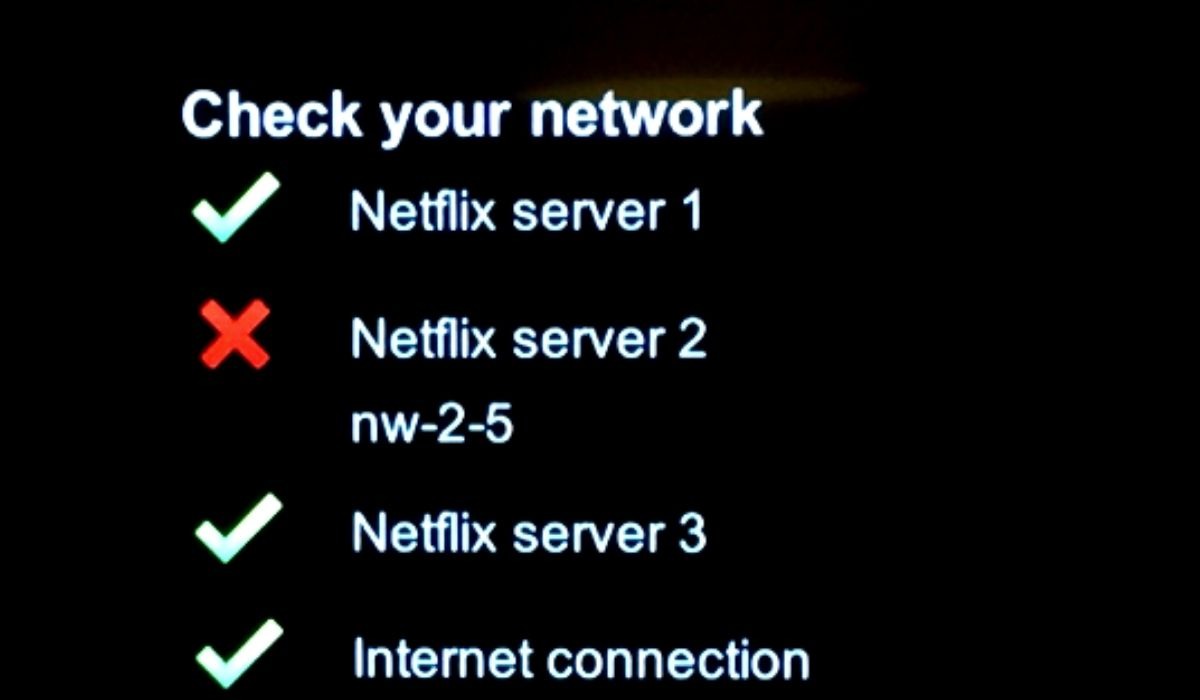 Netflix Error Code NW-2-5 Possible Causes
