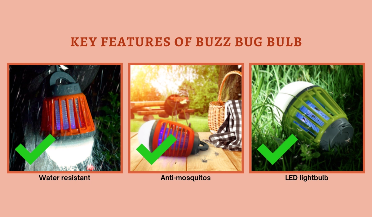 Buzz Bug Bulb Features