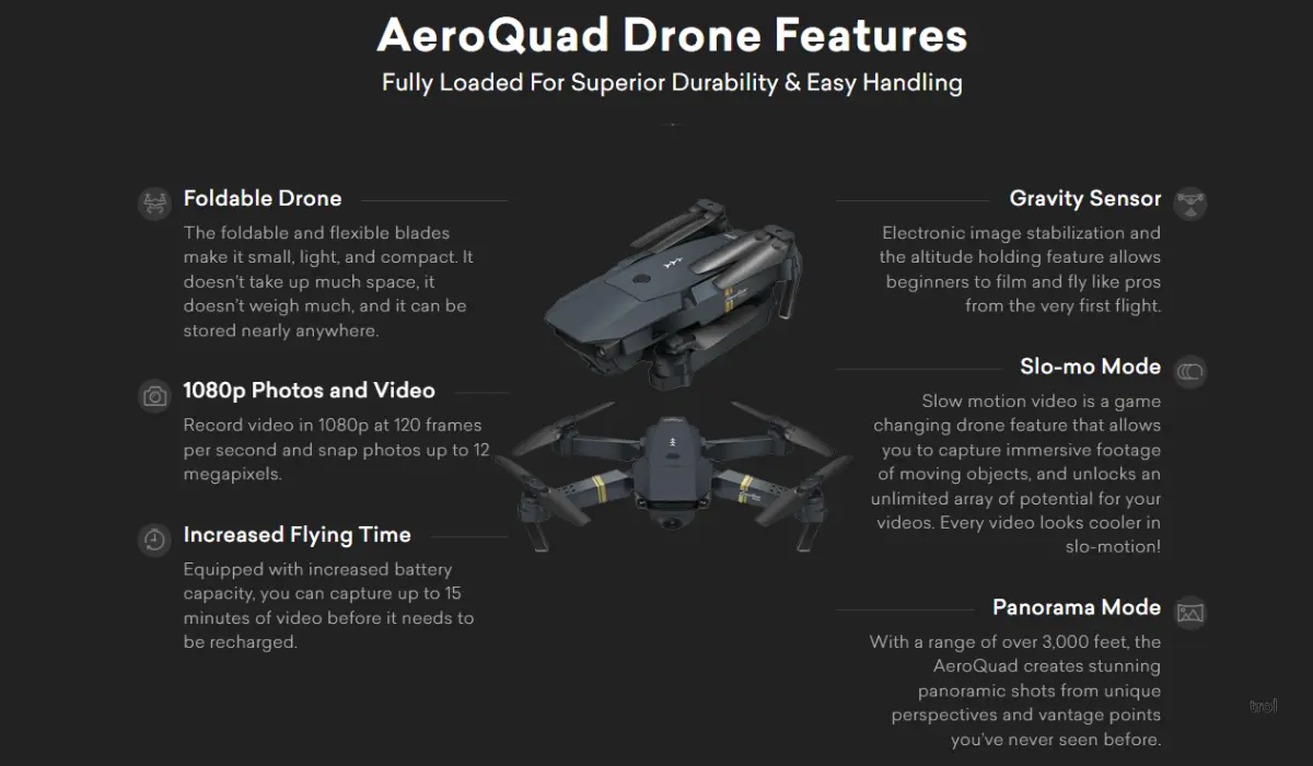 AEROQuad Drone Features