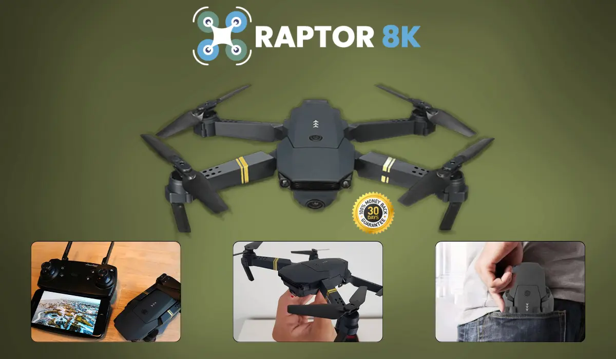 Raptor 8K Black Drone
