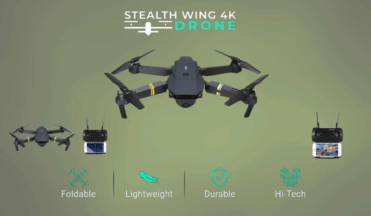 Stealth Wing 4K Drone